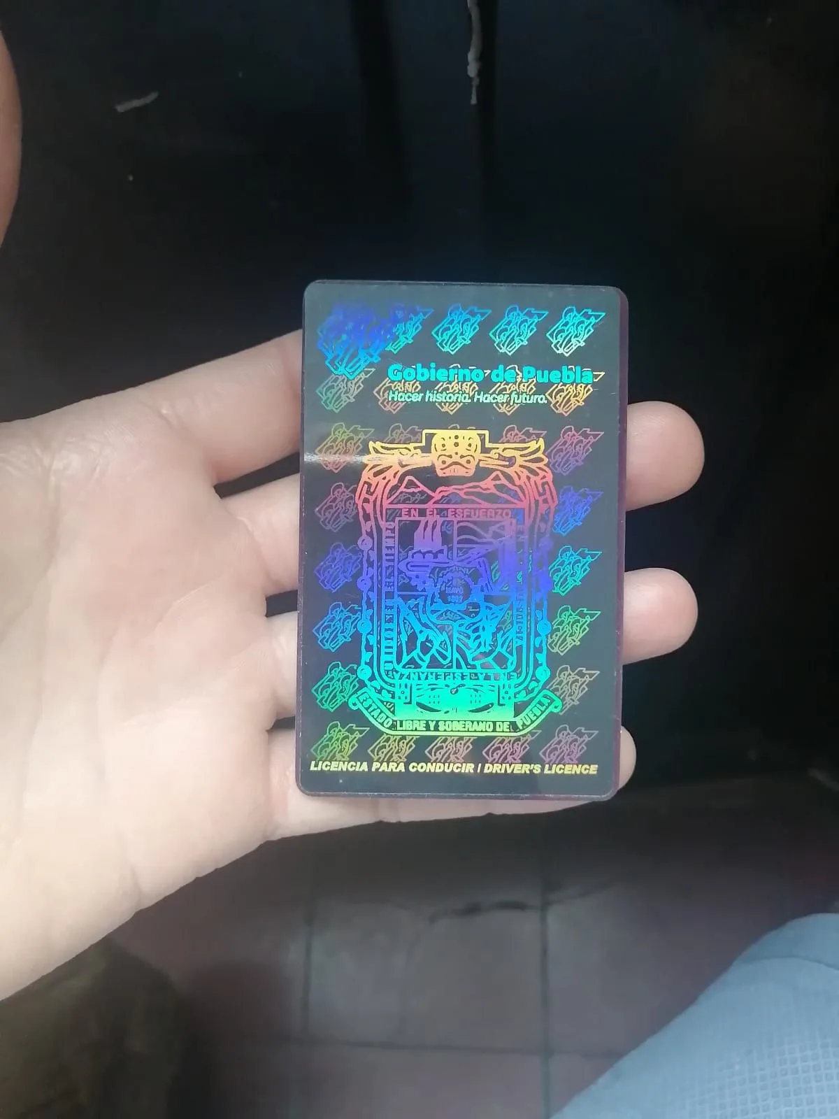 Holograma para credenciales de puebla - holograma