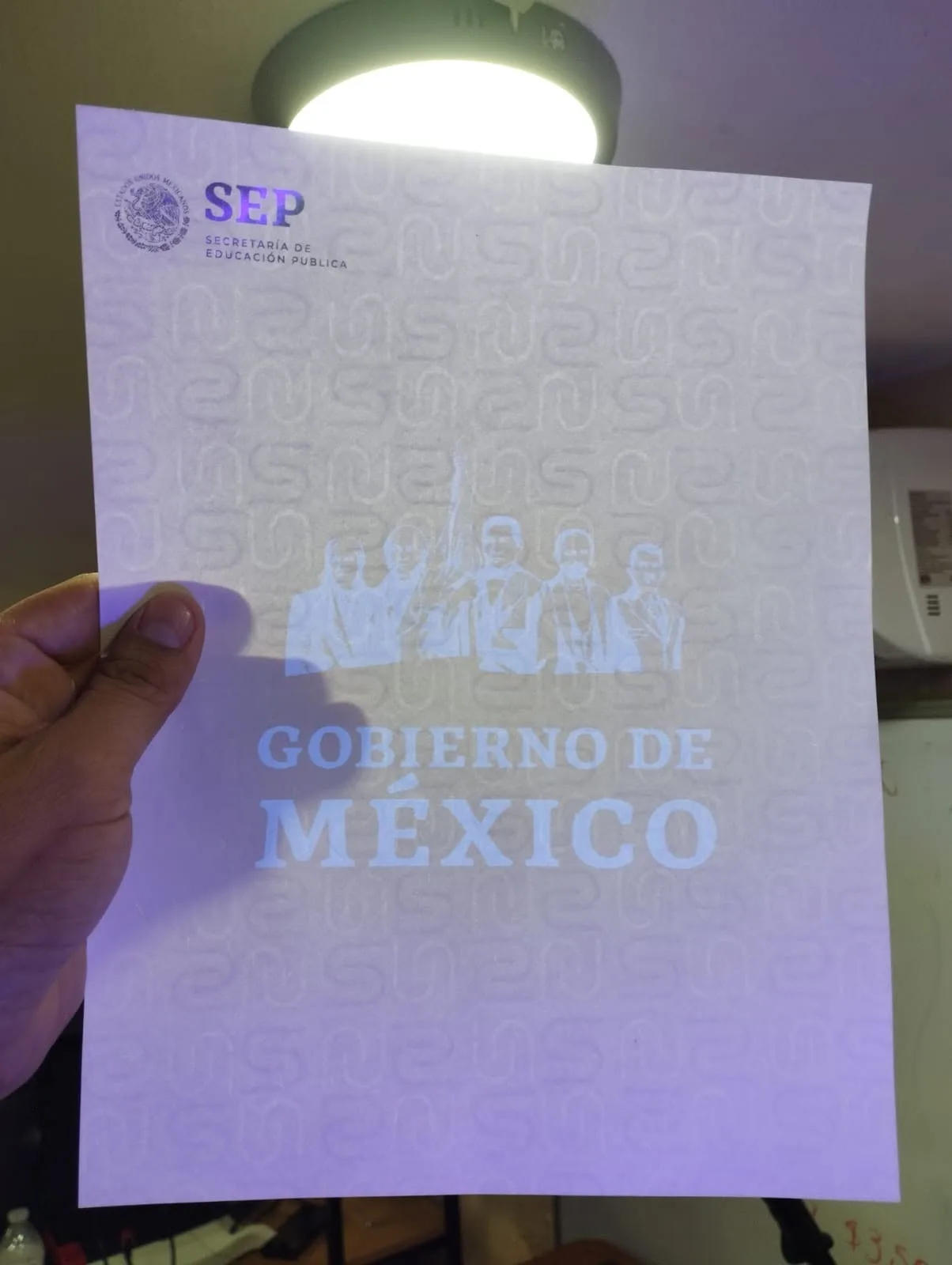 Papel seguridad sep - papel seguridad
