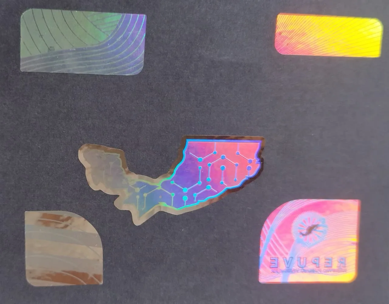Kit de holograma de chip morado - holograma