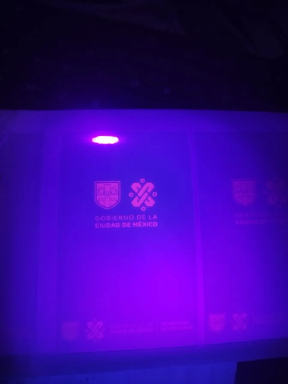 Mica en frio uv para credenciales de cdmx - holograma