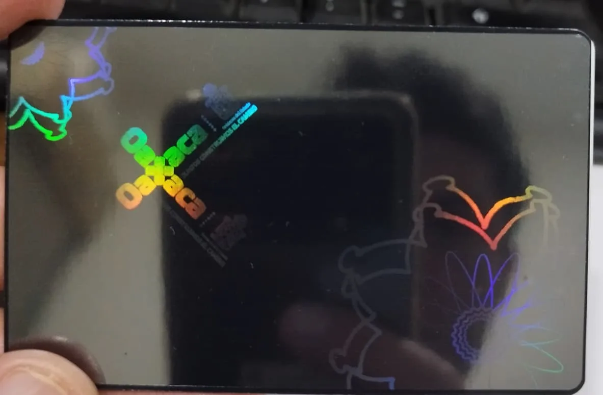 Holograma para credenciales de oaxaca - holograma