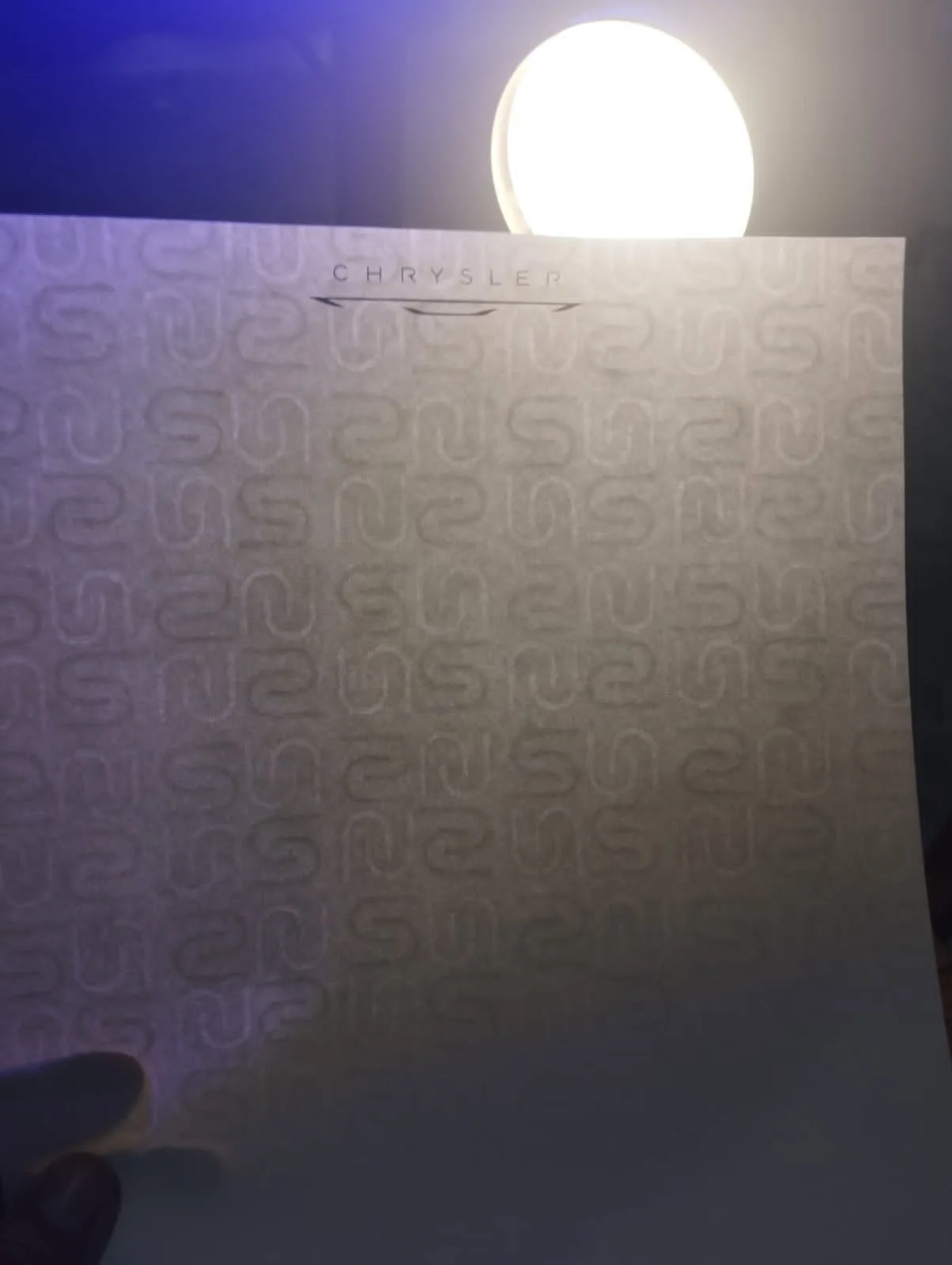 Papel seguridad chrysler - papel seguridad 2