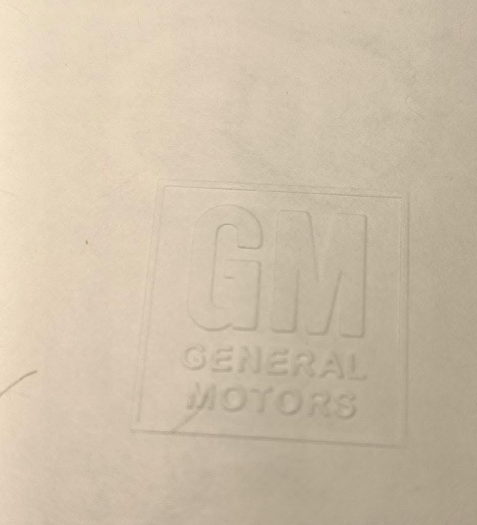 Papel seguridad relieve gm