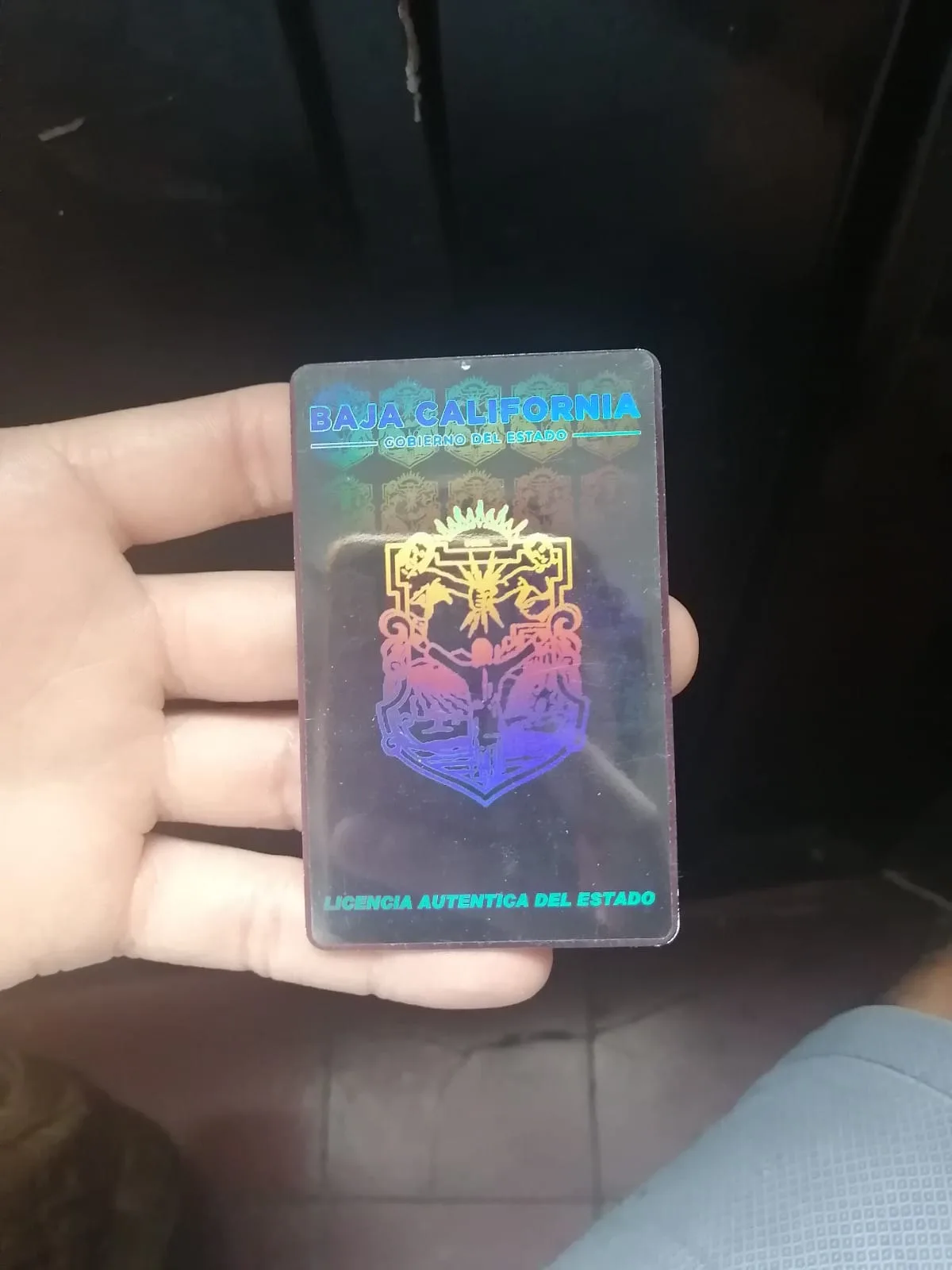 Holograma para credenciales de baja california - holograma