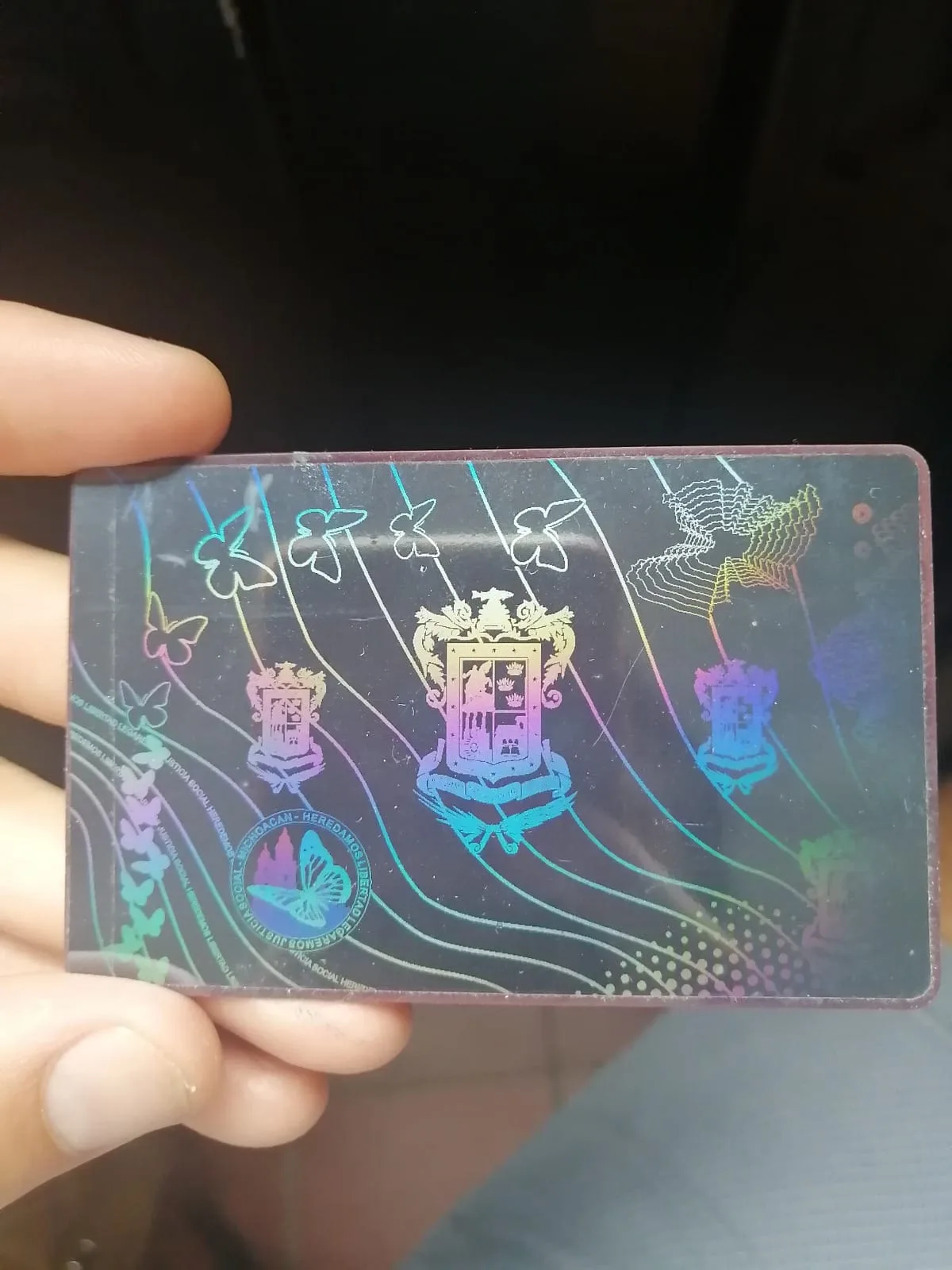Holograma para credenciales de michoacan - holograma
