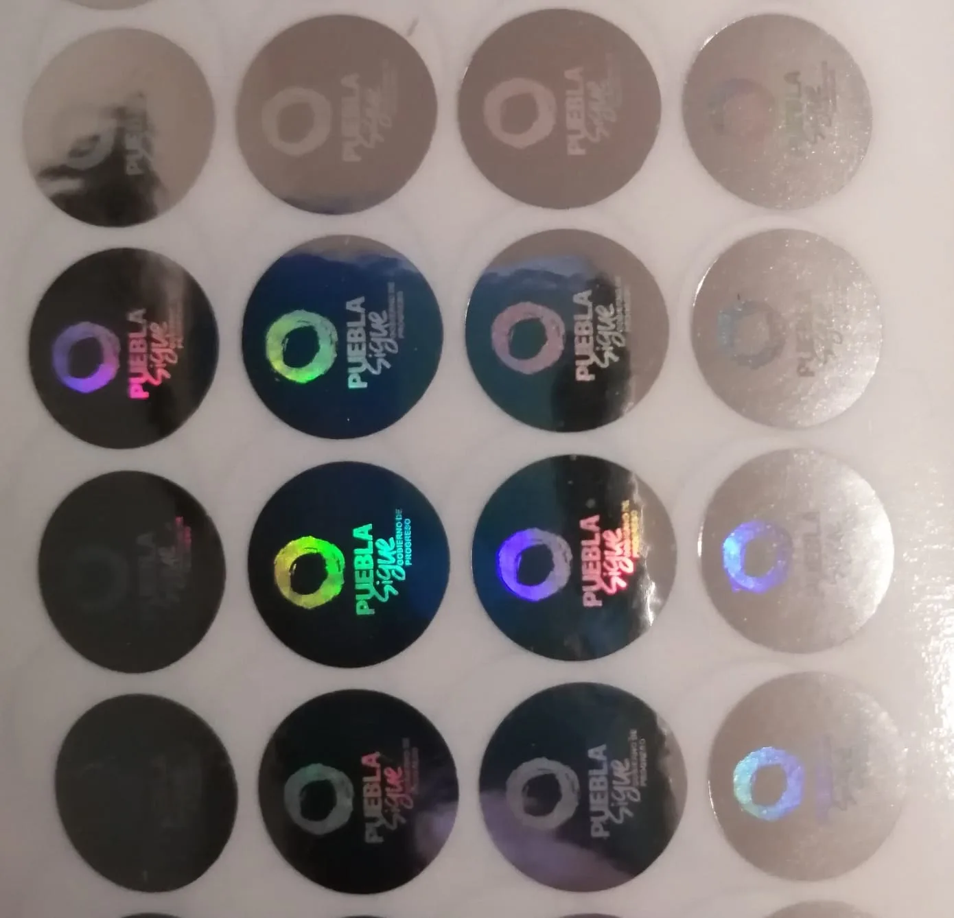 Circulito holografico de puebla - holograma