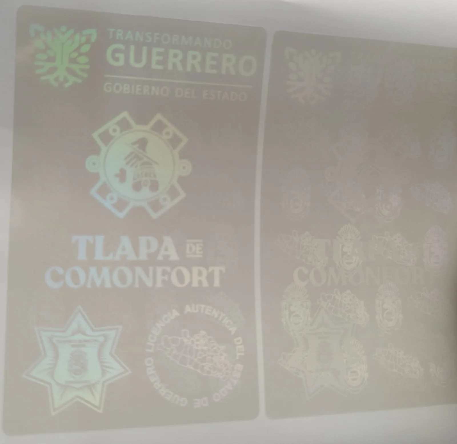 Holograma para credenciales de tlapa de comonfort - holograma