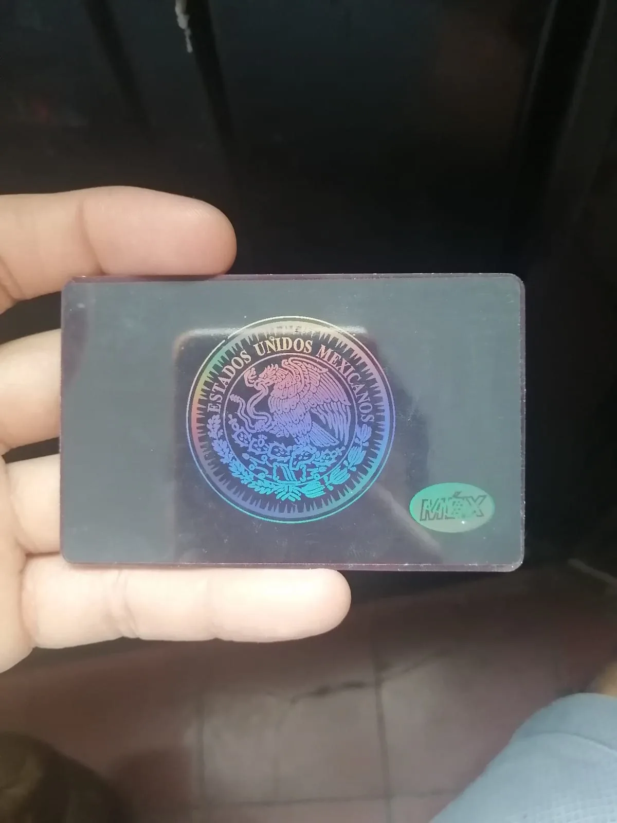 Holograma para credenciales escudo nacional i-n-m - holograma