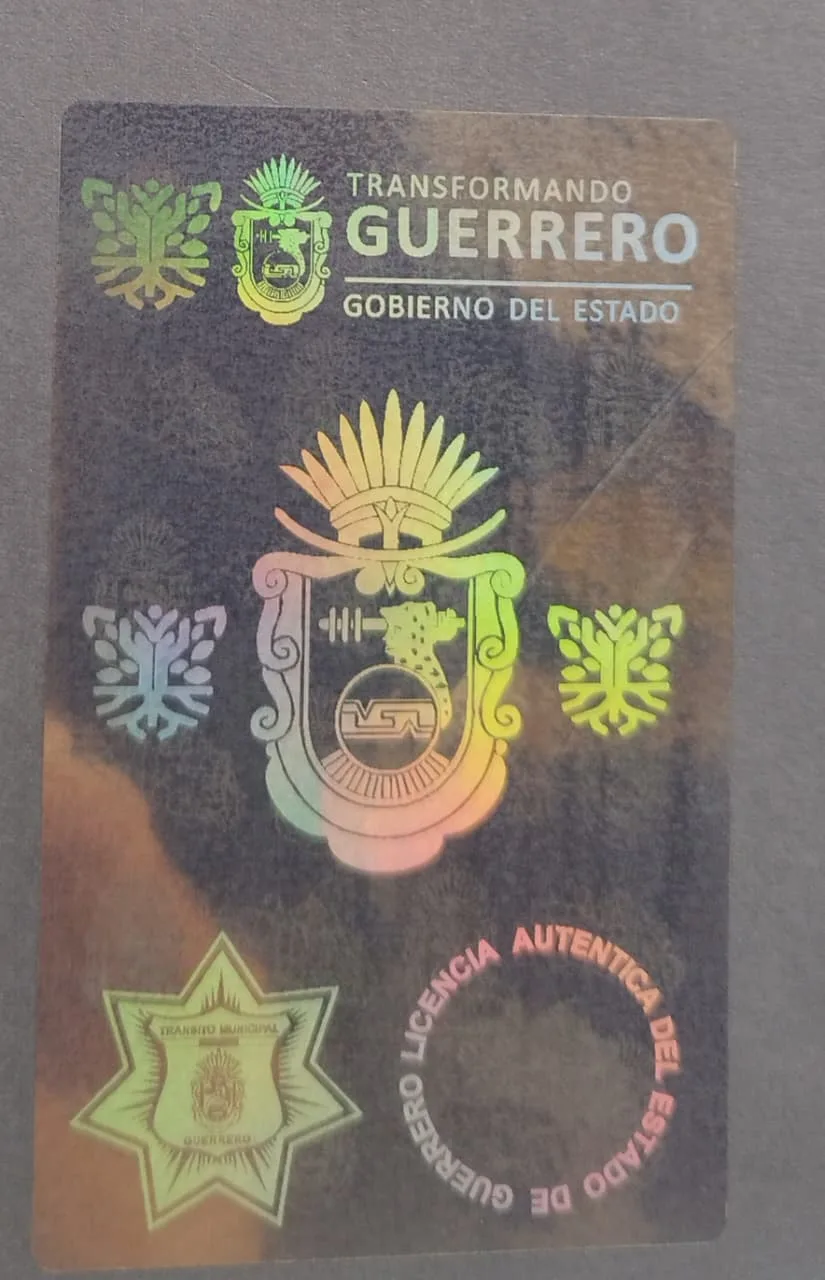 Holograma para credenciales de guerrero - holograma