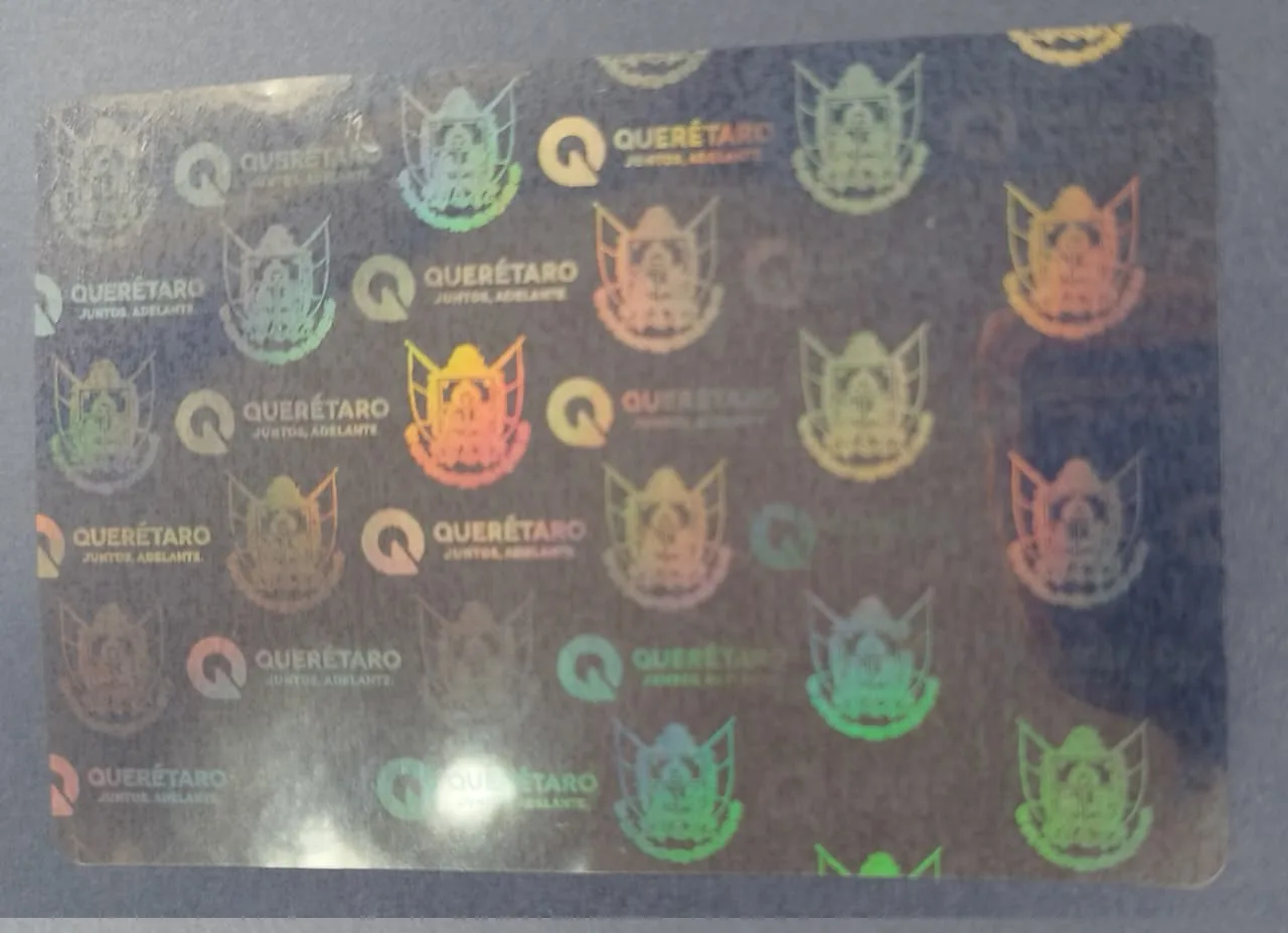 Holograma para credenciales de queretaro - holograma